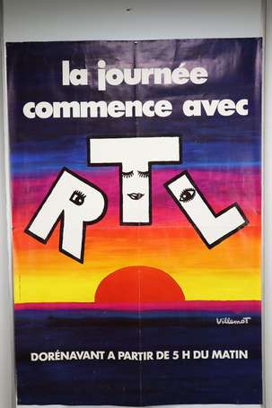 R.T.L « La Journée commence avec » Affiche de 