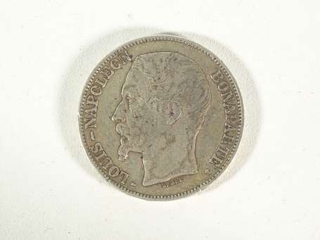 1 pièce de 5 francs argent Louis Napoléon 