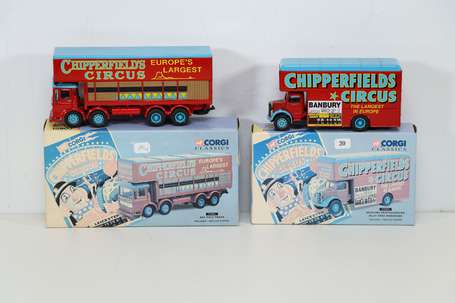 Corgi classics - 2 véhicules cirque Chipperfields 