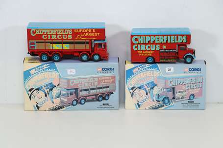 Corgi classics - 2 véhicules cirque Chipperfields 