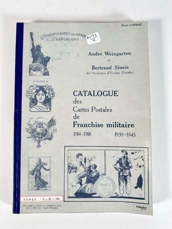 Catalogue des cartes postales et franchise 