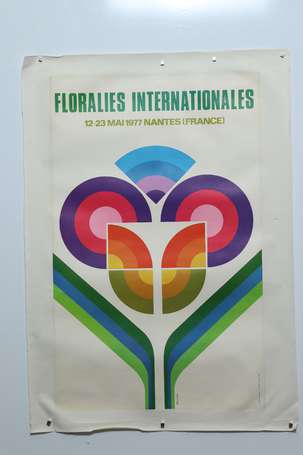 FLORALIES INTERNATIONALES 12 AU 23 MAI 1977 NANTES