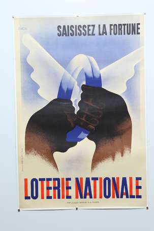 LOTERIE NATIONALE. Saisissez la fortune. Affiche 