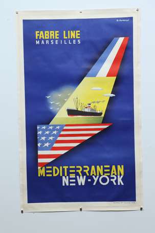 MEDITERRANEAN NEW YORK. Fabre Line Marseilles. 