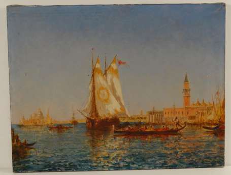 Cousin Charles XIX-Xxé Venise embarcation devant 