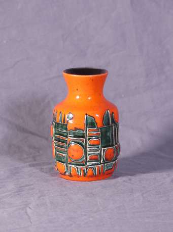 WEST GERMANY - Vase cylindrique en céramique 
