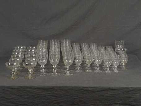 BACCARAT (avant 1936) - Service de verres 67 