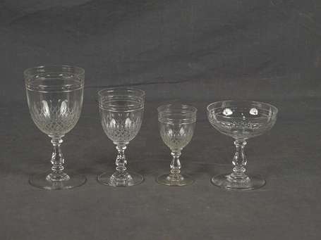 BACCARAT (avant 1936) - Service de verres 67 