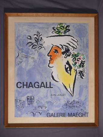 CHAGALL Marc (1887-1985) - Le Ciel bleu 