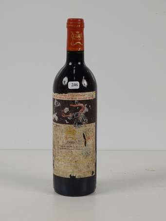 1 Bt Château Mouton Rothschild, Pauillac, 1990 