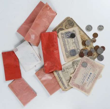 Lot de monnaie diverses dont France semi modernes,