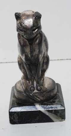 Le Verrier Max (1891-1973) Chat assis. Mascotte en
