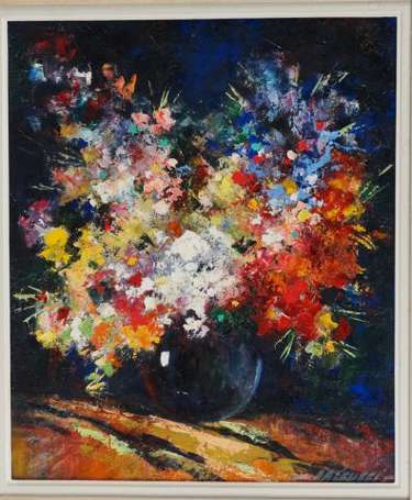 Falcucci Robert (1900-1989) Bouquet de fleurs. 