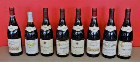 8 Bts de bourgogne rouge 