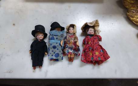 Poupée Mignonnette - 4 poupées françaises de 10 cm