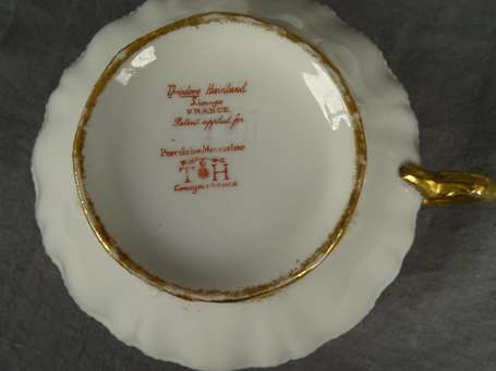 HAVILAND Limoges - Suite de treize tasses et 