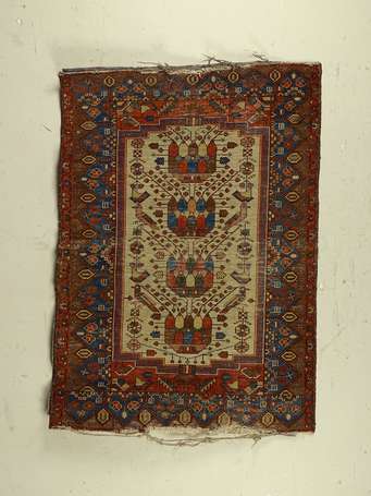 TAPIS  Hamadān (chaîne et trame en coton, velours 