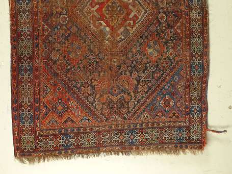 TAPIS Chiraz (chaîne, trame et velours en laine), 