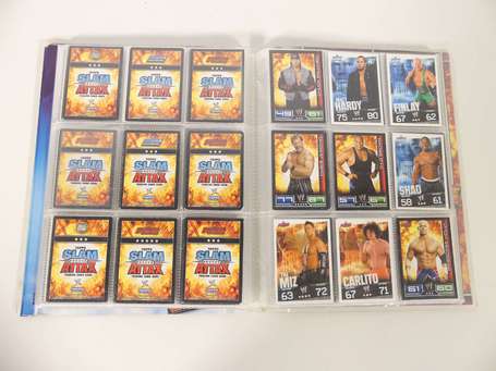 Albums de plus de 200 cartes de catch Slam Attax 