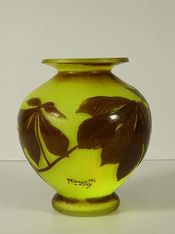 DELATTE André (1887-1953) - Vase à panse balustre 