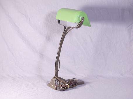 NIAM - Lampe de bureau, le socle de fonte moulé 