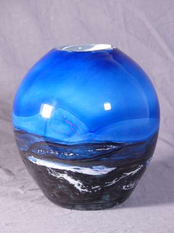 TOPESCU Mhai (né en 1956) - Vase boule à décor de 