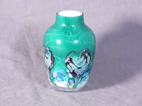 CAITHNESS, Scotland - Petit vase en verre doublé 