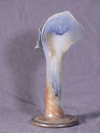 TIFFOCHE Gustave (1930-2011) - Vase tube en grès 