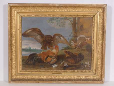 ECOLE FLAMANDE XVIIème siècle, suiveur de 
