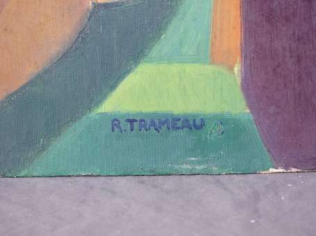 TRAMEAU Raymond (1897-C. 1985) - Nu. Huile sur 