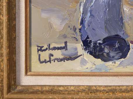 LE FRANC Roland (1931-2000) - Le vieux pêcheur. 