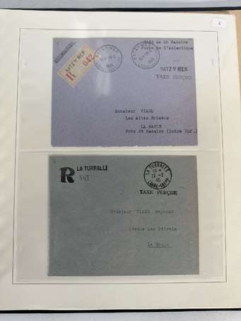 Dans 1 classeur : Timbres de guerre, très belle 