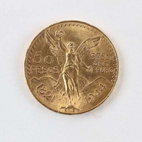 Mexique. Pièce d'or de 50 Pesos. Année 1944. 