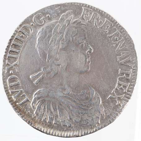 Louis XIV Ecu au Buste Juvénile en argent 1670.9. 