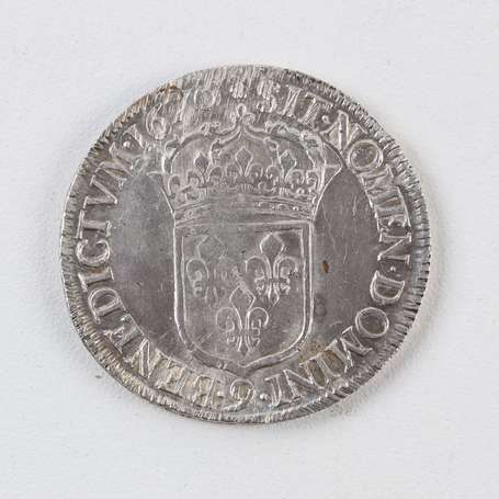 Louis XIV Ecu au Buste Juvénile en argent 1670.9. 