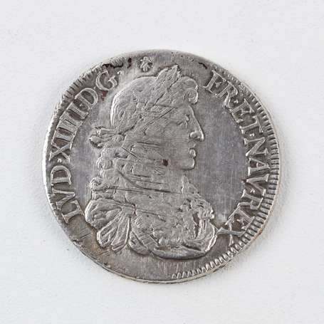 Louis XIV. Ecu aux 8L. en argent 1690 K. 