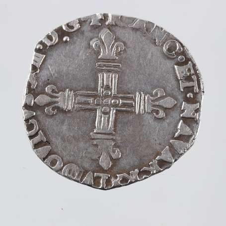 Louis XIII. 1/4 Ecu Navarre en argent 1626.F. (ST 