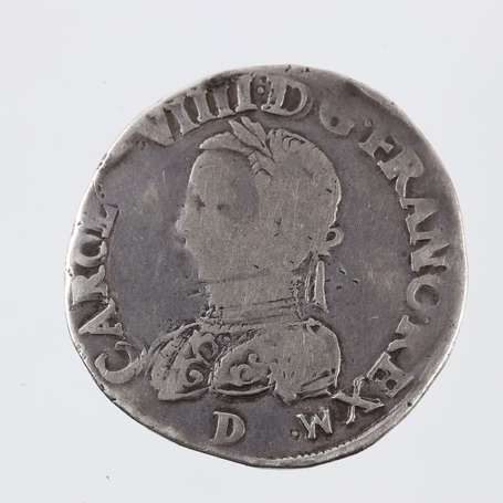 Charles  IX (1560-1574). Teston en argent 1564 D. 
