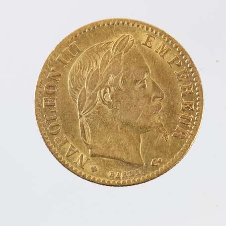 1 pièce de 10F or Napoléon III Tête laurée 1866 BB