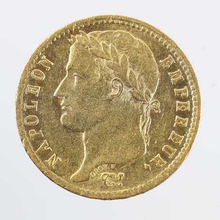 Napoléon 1er - Pièce d'or de 40 lires. 1814 Milan.