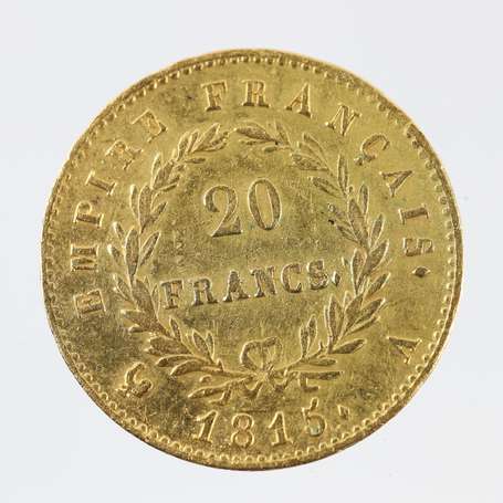 Premier Empire. Période des 100 jours. Napoléon 