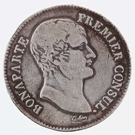 1er Empire Napoléon Empereur. 5 Frs. en argent An 