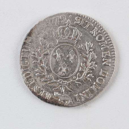 Louis XVI. Ecu aux Lauriers en argent  1779 Pau. 