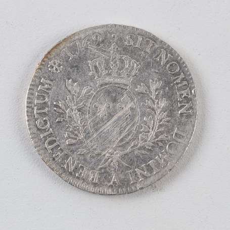 Louis XV. Ecu d'argent au Bandeau en argent 1769 A