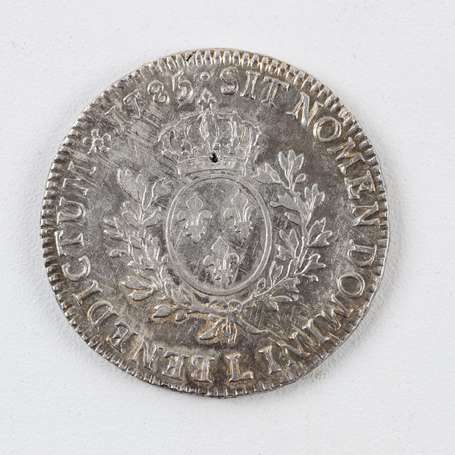 Louis XVI. Ecu d'argent aux Rameaux en argent 1785